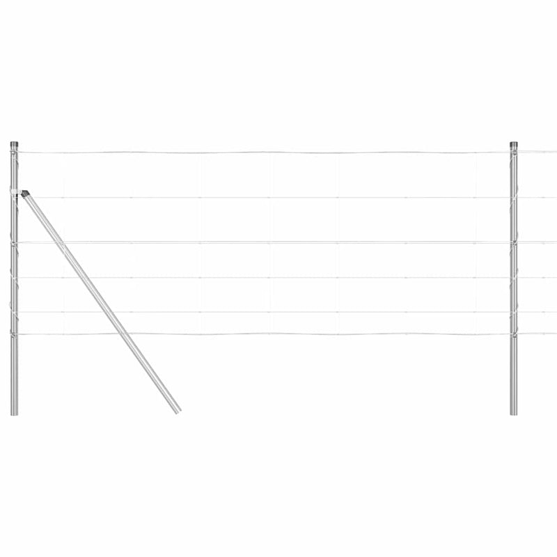 Load image into Gallery viewer, Vidaxl afrasteringspaal gegalvaniseerd 25 x 0,8 m staal
