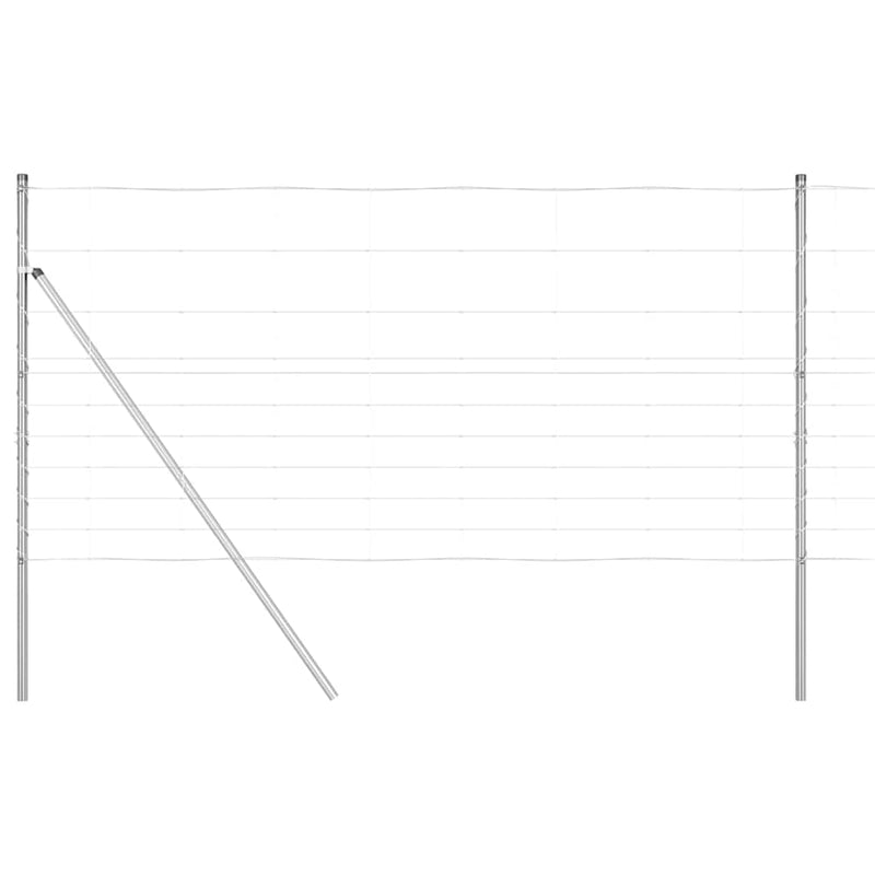 Load image into Gallery viewer, Vidaxl afrasteringspaal gegalvaniseerd 25 x 1,2 m staal