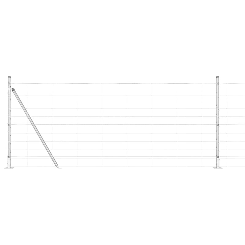 Load image into Gallery viewer, Vidaxl afrasteringspaal gegalvaniseerd 25 x 1 m staal