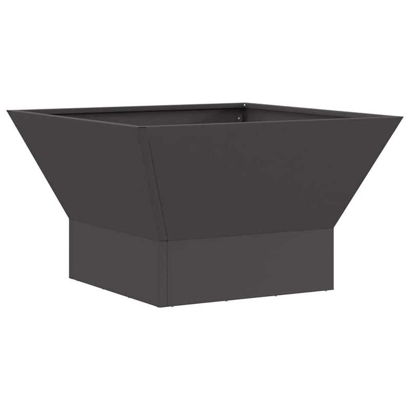 Load image into Gallery viewer, Vidaxl vuurkorf zwart 60 x 60 x 35 cm staal