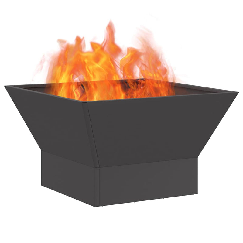 Load image into Gallery viewer, Vidaxl vuurkorf zwart 60 x 60 x 35 cm staal