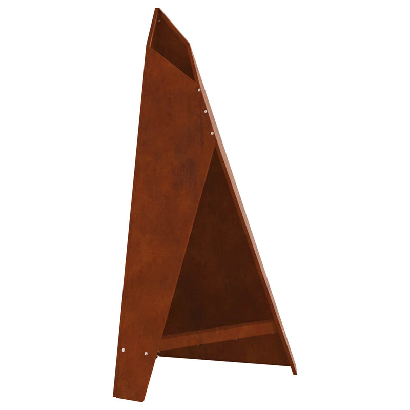Load image into Gallery viewer, Vidaxl vuurkorf bruin 58 x 40 x 100 cm cortenstaal