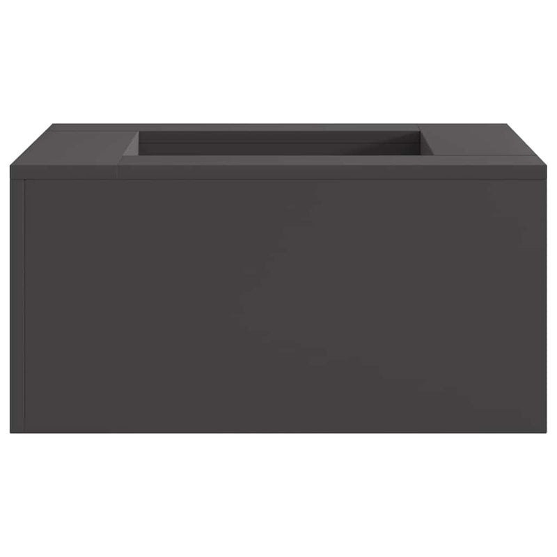 Load image into Gallery viewer, Vidaxl vuurkorf zwart 60 x 60 x 30 cm staal