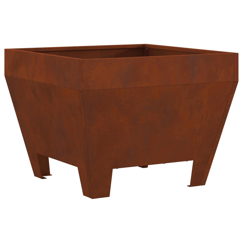 Load image into Gallery viewer, Vidaxl vuurkorf bruin 50 x 50 x 38 cm cortenstaal