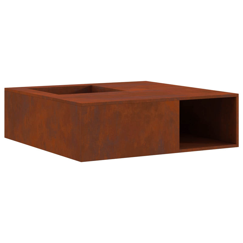Load image into Gallery viewer, Vidaxl vuurkorf bruin 100 x 100 x 30 cm cortenstaal