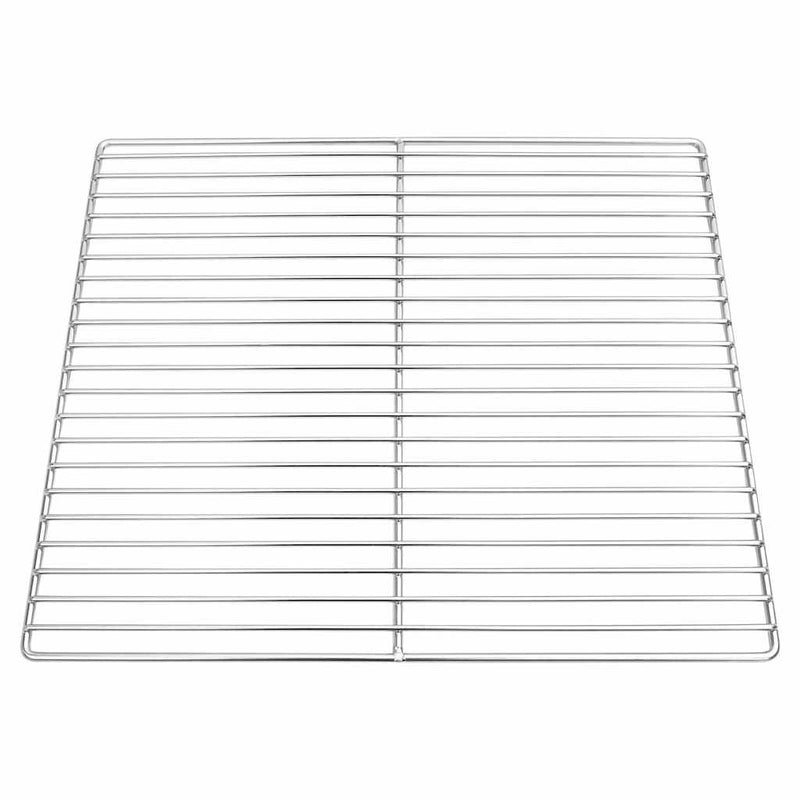 Load image into Gallery viewer, Vidaxl grillrooster zilver 45 x 40 cm roestvrij staal