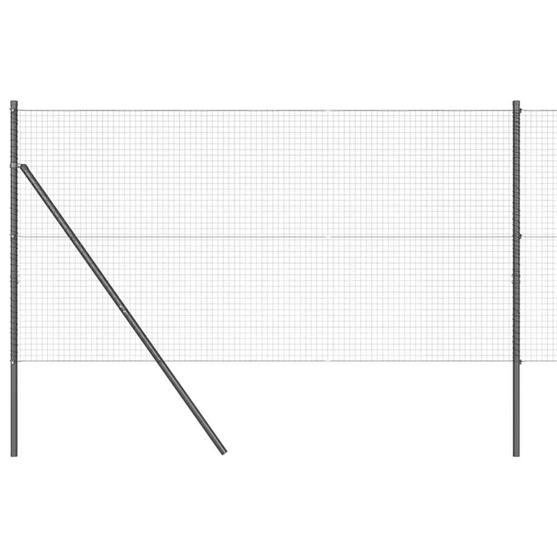 Load image into Gallery viewer, Vidaxl afrasteringspaal grijs 25 x 1,4 m (25 x 25 mm gaas)