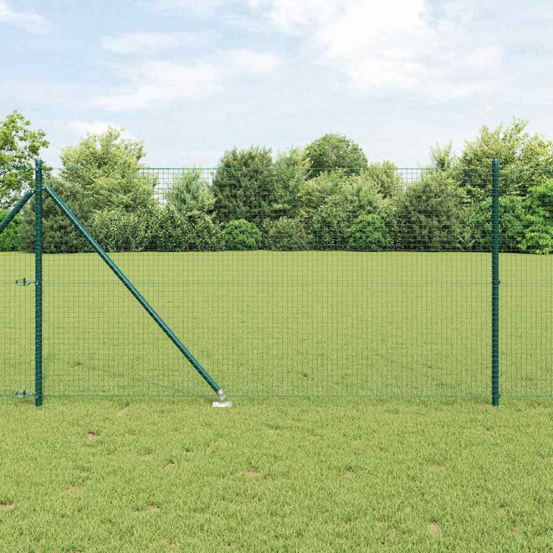 Load image into Gallery viewer, Vidaxl afrasteringspaal groen 10 x 1 m (25 x 25 mm gaas) staal