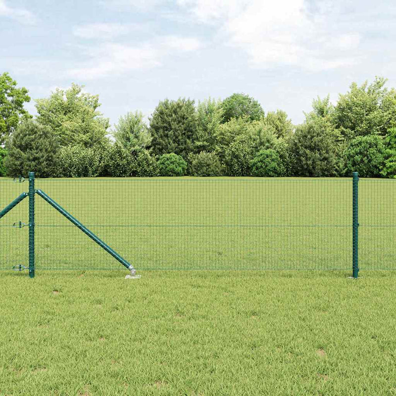 Load image into Gallery viewer, Vidaxl afrasteringspaal groen 25 x 0,5 m (19 x 19 mm mesh) staal