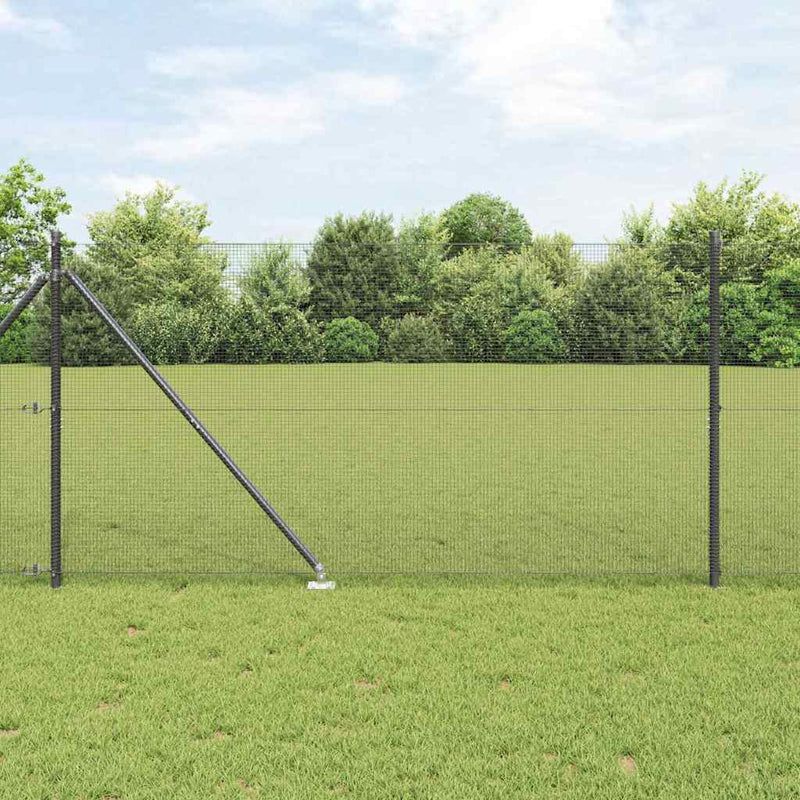 Afbeelding laden in galerijviewer, Vidaxl afrasteringspaal grijs 10 x 1,2 m (12 x 12 mm gaas)