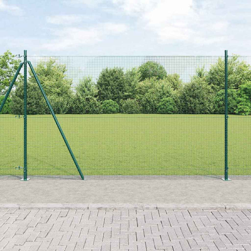 Load image into Gallery viewer, Vidaxl afrasteringspaal groen 10 x 1,4 m (19 x 19 mm gaas)