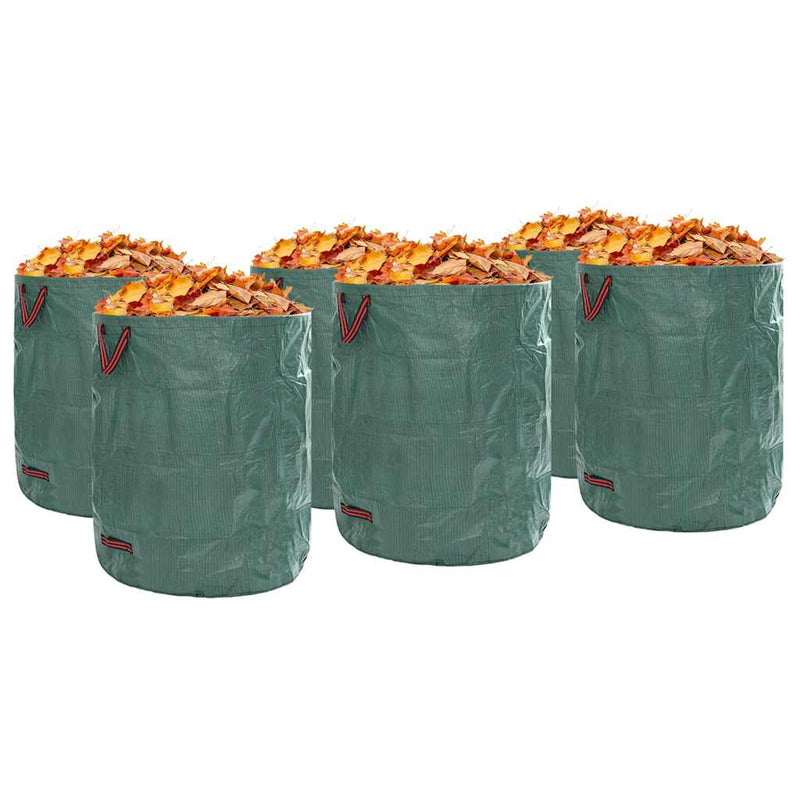Load image into Gallery viewer, Vidaxl tuinafvalzakken 12 pcs groen 79 x 79 x 99,5 cm polypropyleen