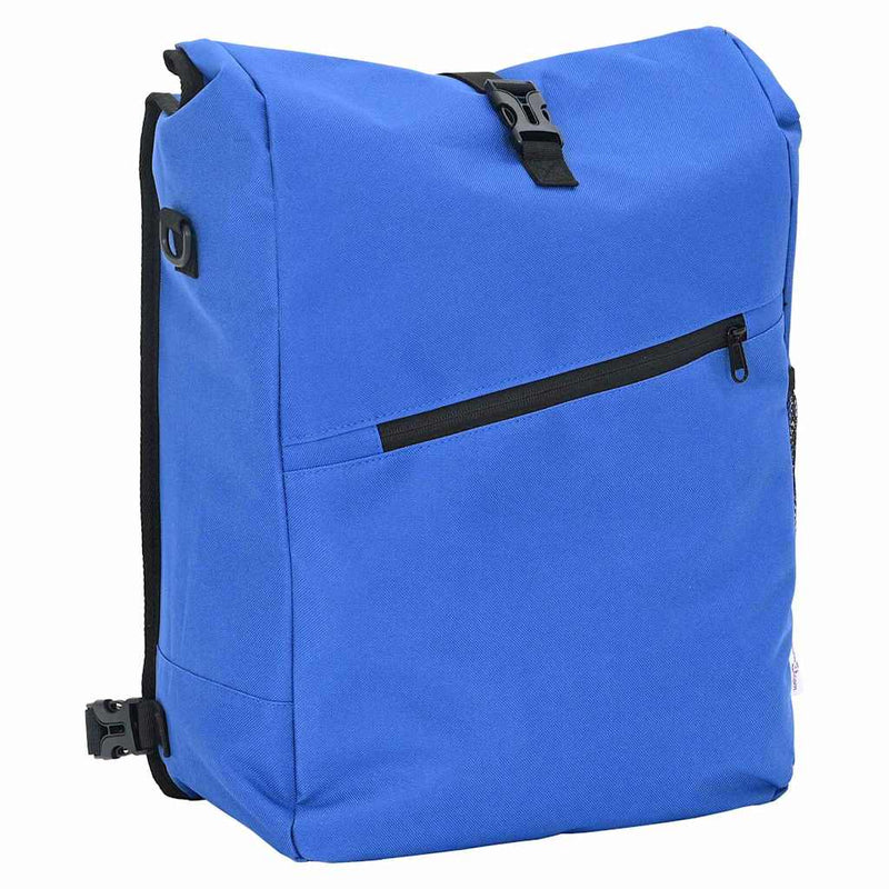 Load image into Gallery viewer, Vidaxl fietstas blauw 33 x 16 x 60 cm polyester