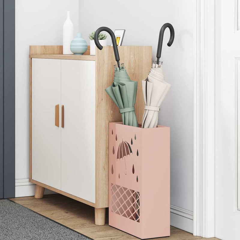 Load image into Gallery viewer, Vidaxl paraplu standaard roze 28 x 12 x 41 cm staal