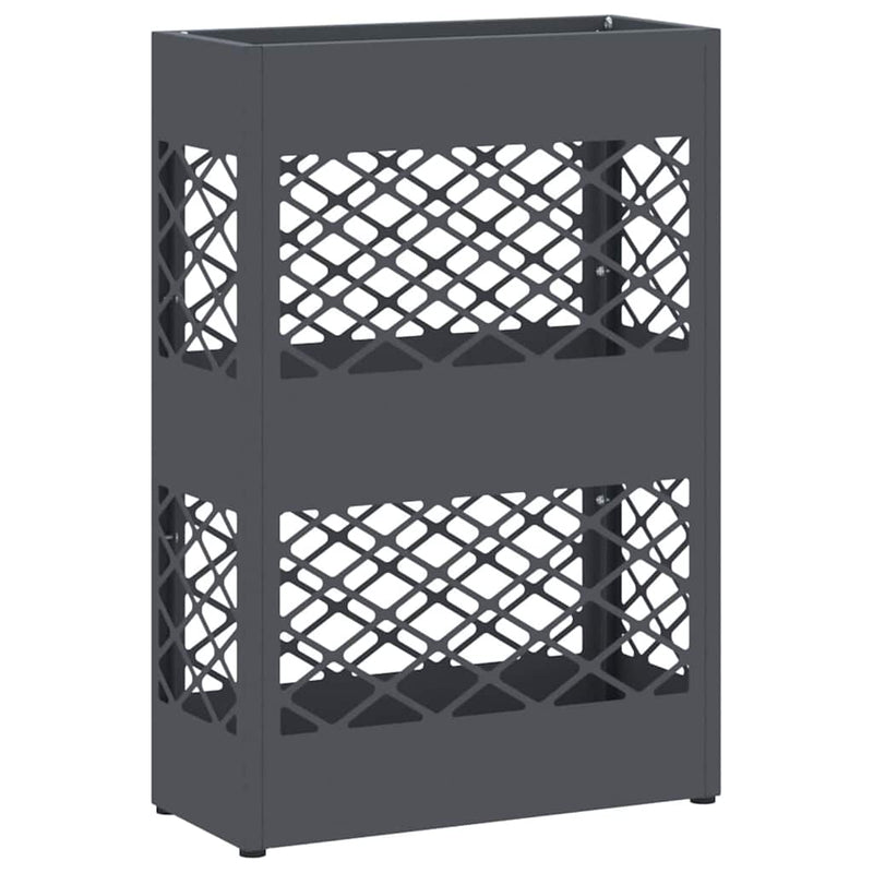Load image into Gallery viewer, Vidaxl paraplu standaard antraciet 28 x 12 x 41 cm staal