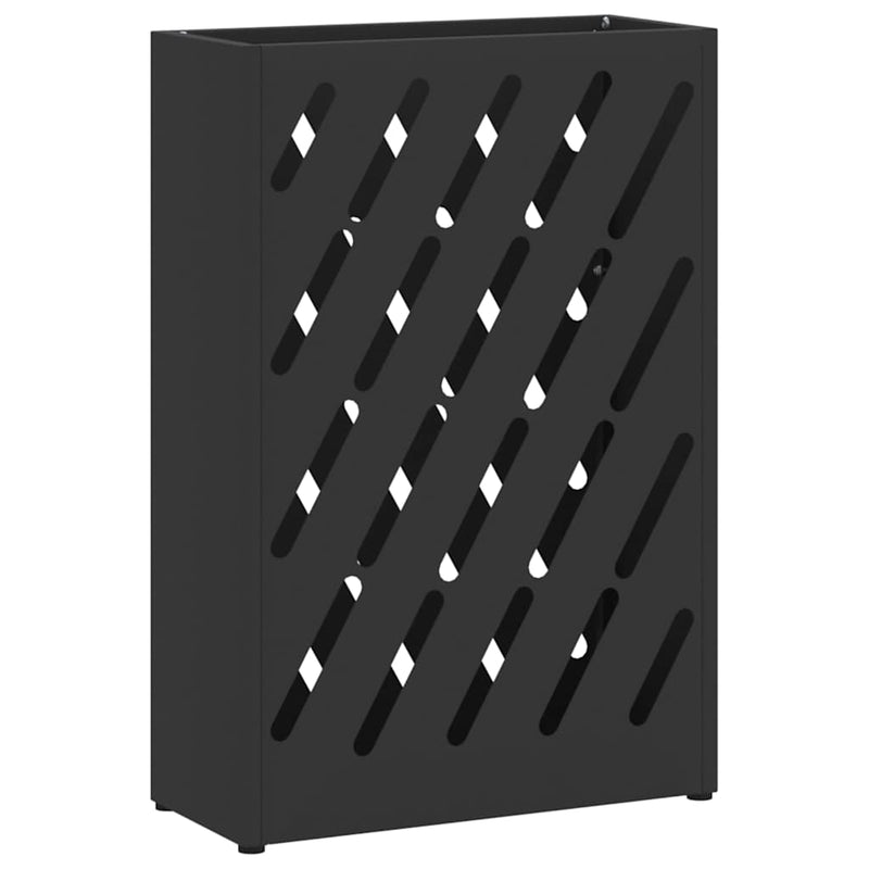 Load image into Gallery viewer, Vidaxl paraplu standaard zwart 28 x 12 x 41 cm staal