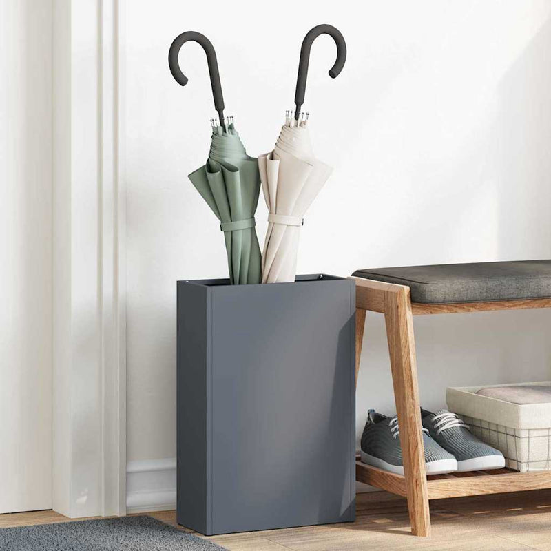 Afbeelding laden in galerijviewer, Vidaxl paraplu standaard antraciet 28 x 12 x 41 cm staal
