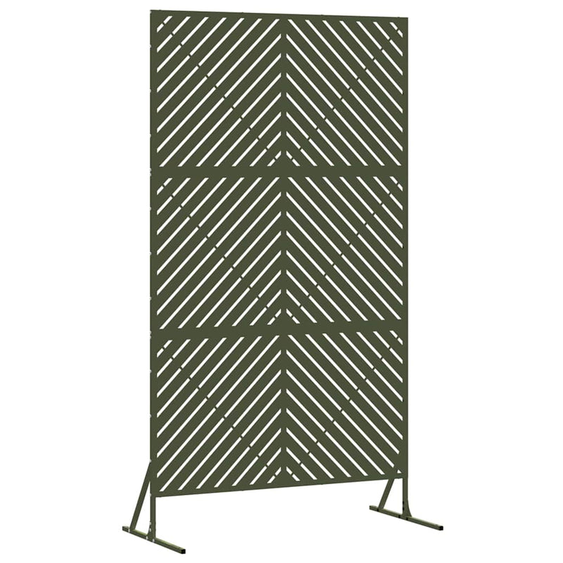 Load image into Gallery viewer, Vidaxl privacyscherm olijfgroen 100 x 50 x 180 cm staal