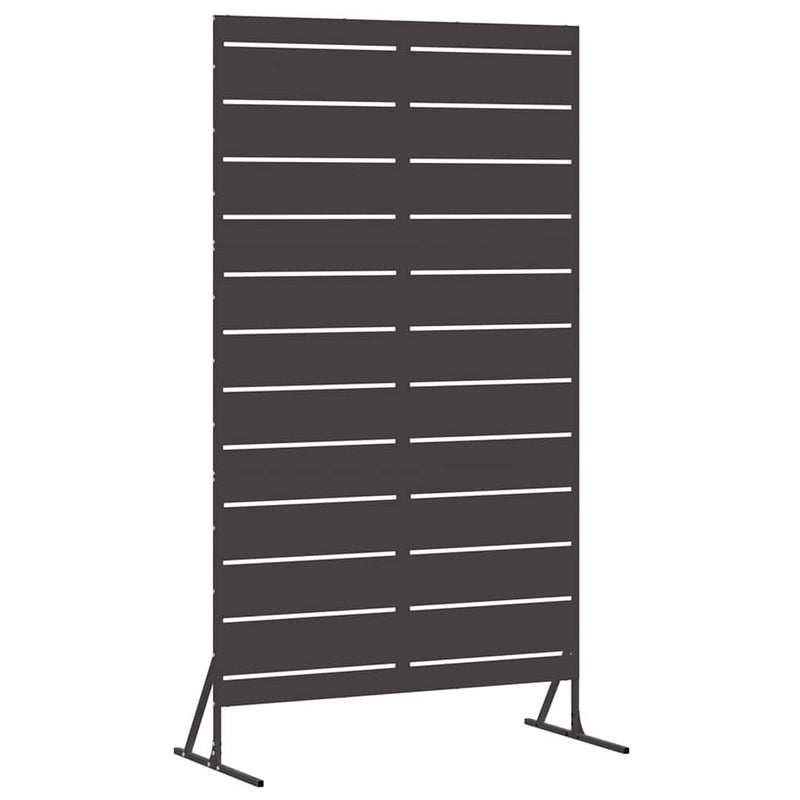 Load image into Gallery viewer, Vidaxl privacyscherm zwart 100 x 50 x 180 cm staal