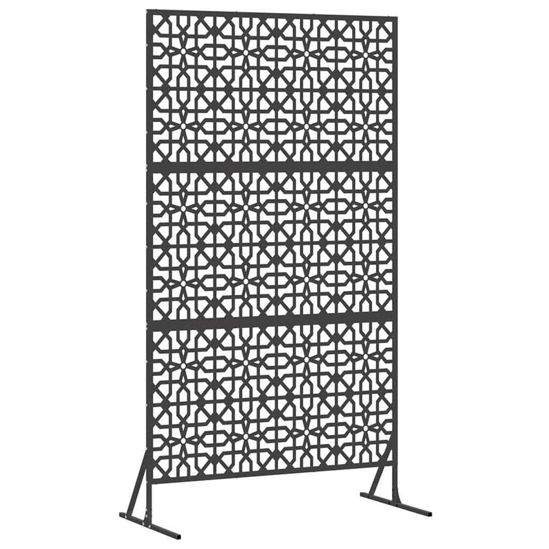 Load image into Gallery viewer, Vidaxl privacyscherm zwart 100 x 50 x 180 cm staal