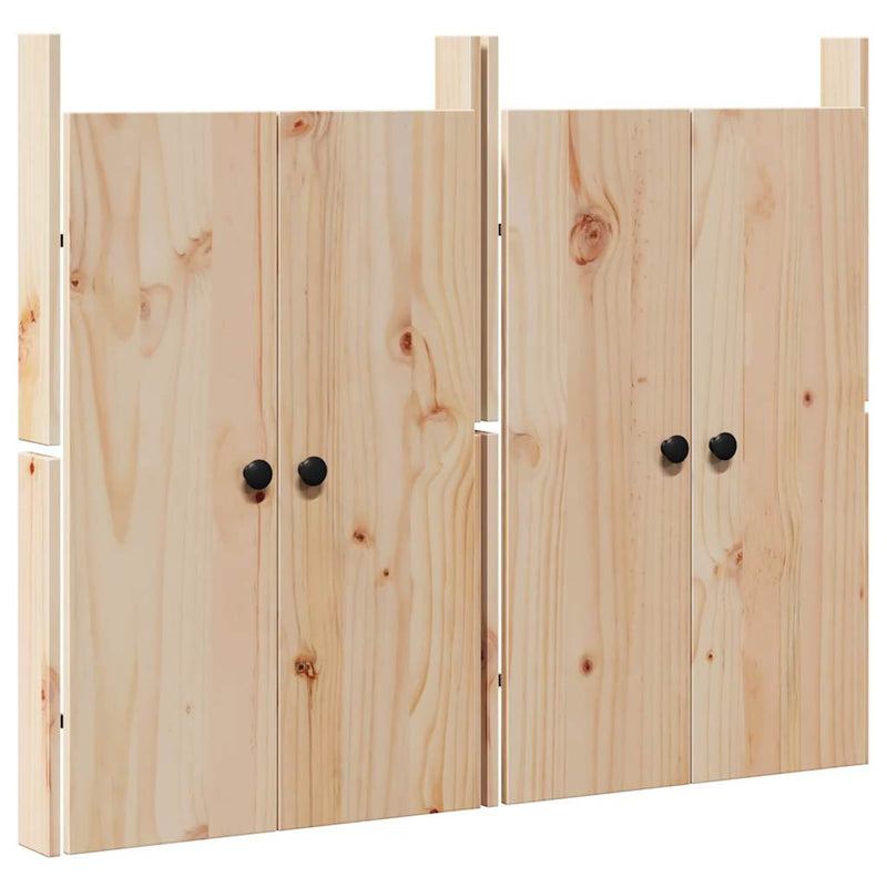 Load image into Gallery viewer, Vidaxl keukendeur 2 pcs crème 50 x 9 x 82 cm massief grenenhout