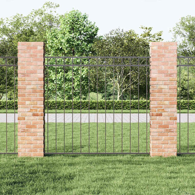 Load image into Gallery viewer, Vidaxl hecelement grijs 170 x 120 cm staal