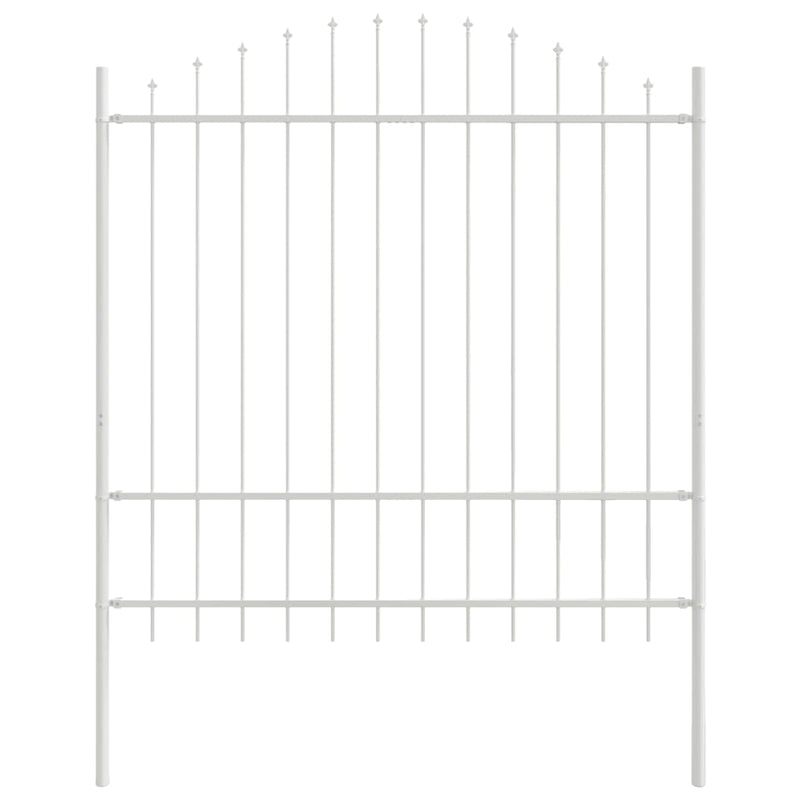 Chargez l'image dans la visionneuse de la galerie, Vidaxl tuinhek wit 170 x 215 cm gepoedercoat staal
