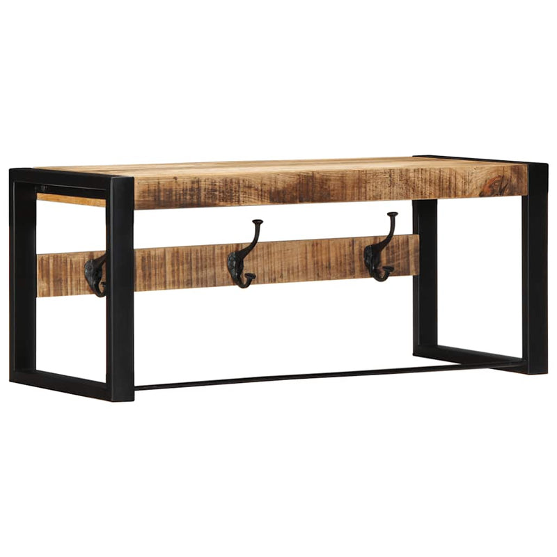 Load image into Gallery viewer, Vidaxl kapstok 80x35x35 cm massief ruw mangohout