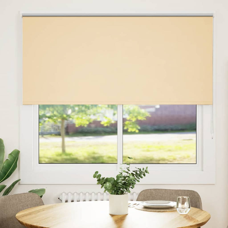 Chargez l'image dans la visionneuse de la galerie, Vidaxl rolgordijn verduisterend 160x150 cm stofbreedte 156,6 cm beige