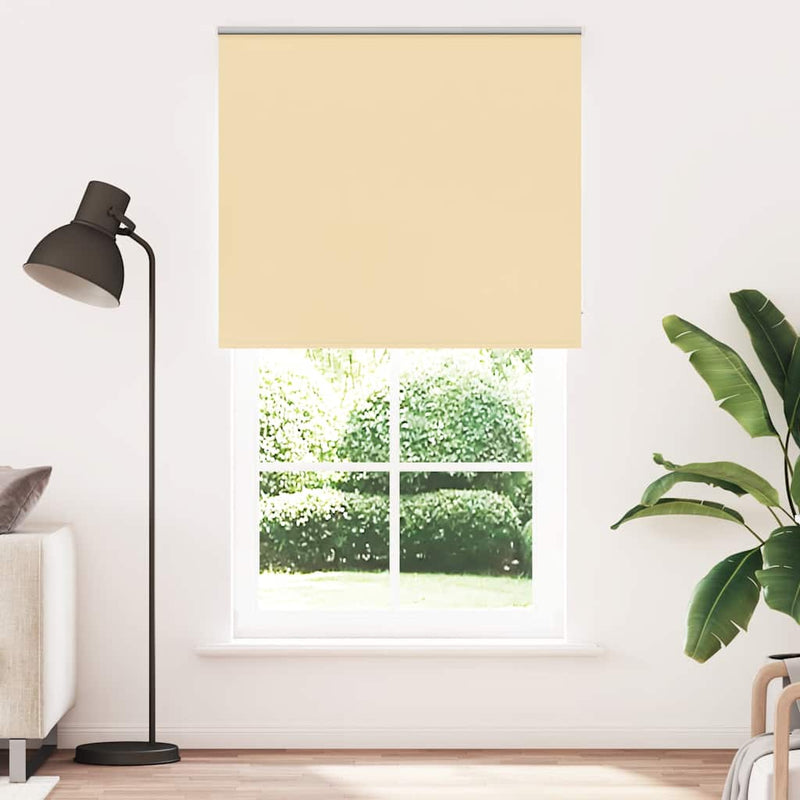 ギャラリービューアに画像をロードする, Vidaxl rolgordijn verduisterend 140x210 cm stofbreedte 136,6 cm beige
