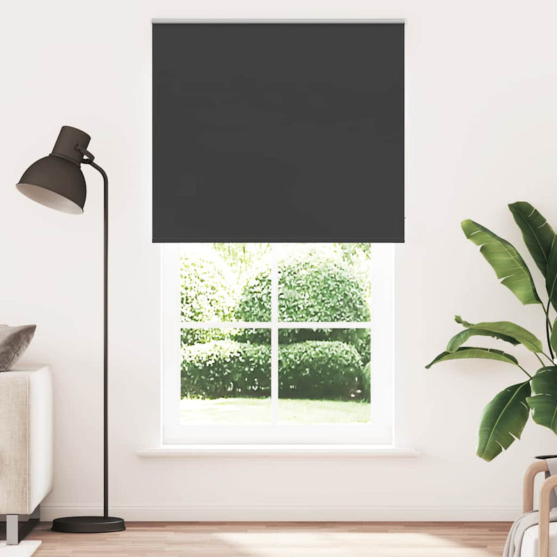 ギャラリービューアに画像をロードする, Vidaxl rolgordijn verduisterend 125x210 cm stofbreedte 121,6 cm zwart