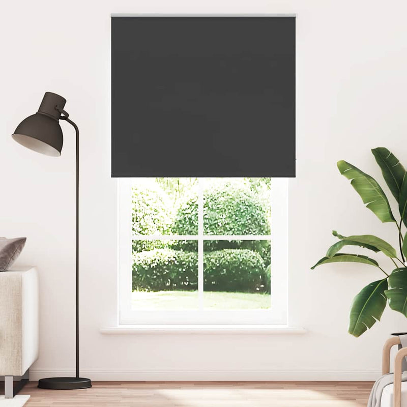 Chargez l'image dans la visionneuse de la galerie, Vidaxl rolgordijn verduisterend 135x210 cm stofbreedte 131,6 cm zwart