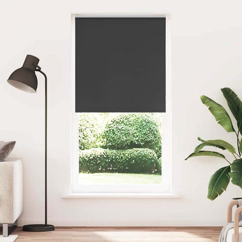 Afbeelding laden in galerijviewer, Vidaxl rolgordijn verduisterend 105x230 cm stofbreedte 100,7 cm zwart