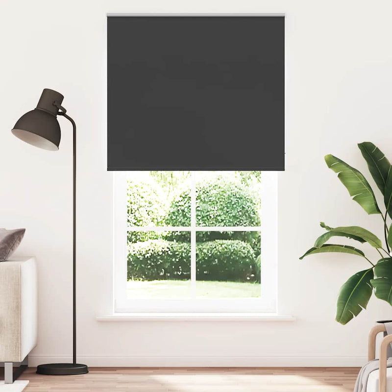 Afbeelding laden in galerijviewer, Vidaxl rolgordijn verduisterend 135x230 cm stofbreedte 131,6 cm zwart