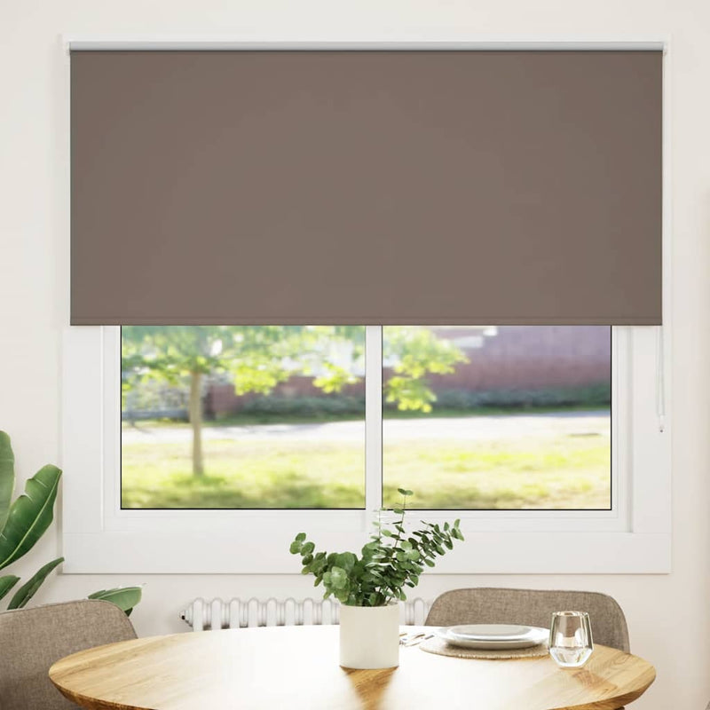 Afbeelding laden in galerijviewer, Vidaxl rolgordijn verduisterend koffie 150x150 cm stofbreedte 146,6 cm