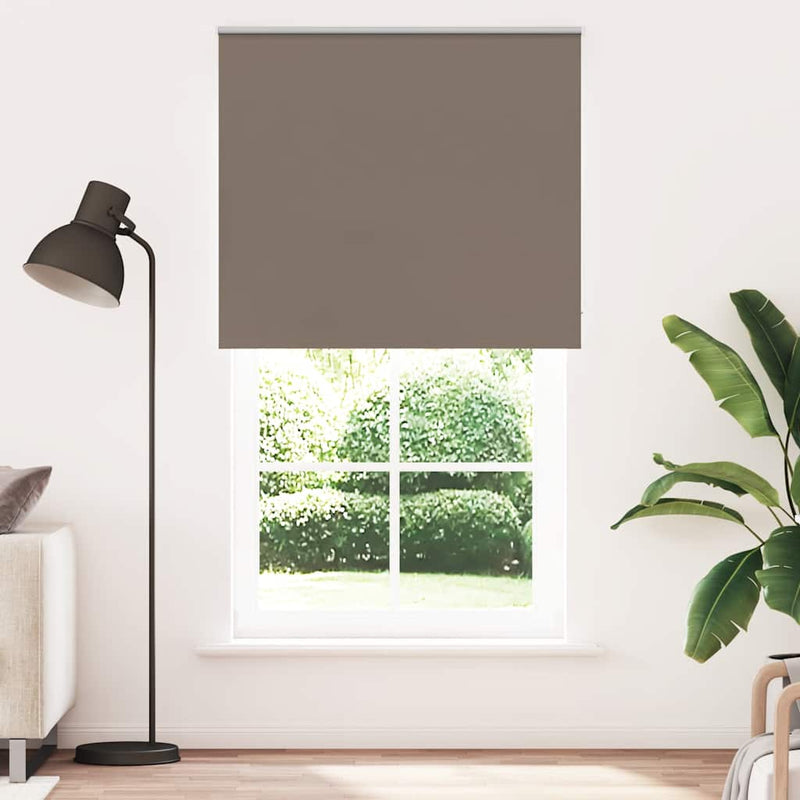 Afbeelding laden in galerijviewer, Vidaxl rolgordijn verduisterend koffie 120x210 cm stofbreedte 116,6 cm