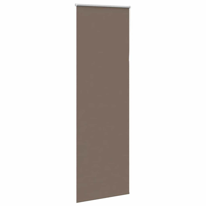 Afbeelding laden in galerijviewer, Vidaxl rolgordijn verduisterend koffie 80x230 cm stofbreedte 75,7 cm