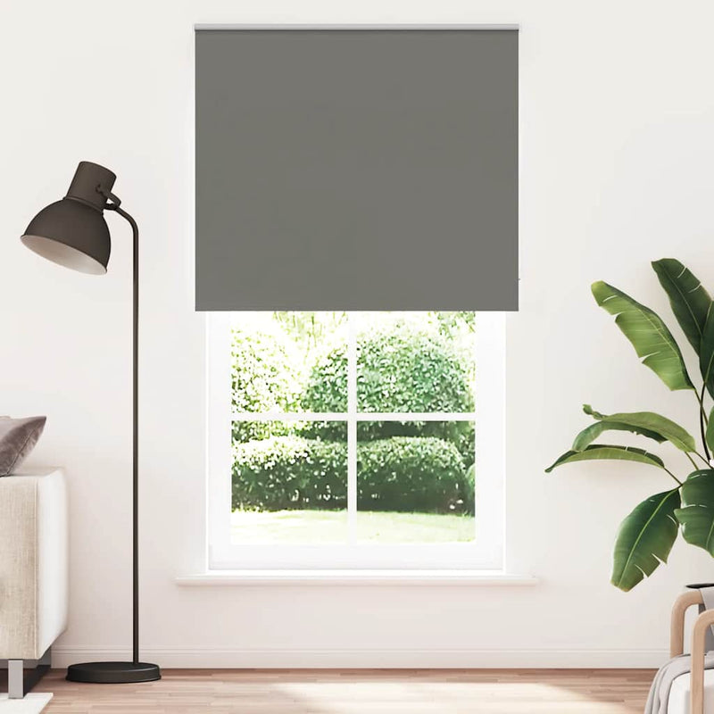 Chargez l'image dans la visionneuse de la galerie, Vidaxl rolgordijn verduisterend 135x230 cm stofbreedte 131,6 cm grijs