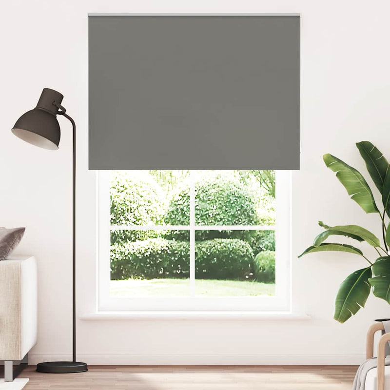 Chargez l'image dans la visionneuse de la galerie, Vidaxl rolgordijn verduisterend 150x230 cm stofbreedte 146,6 cm grijs