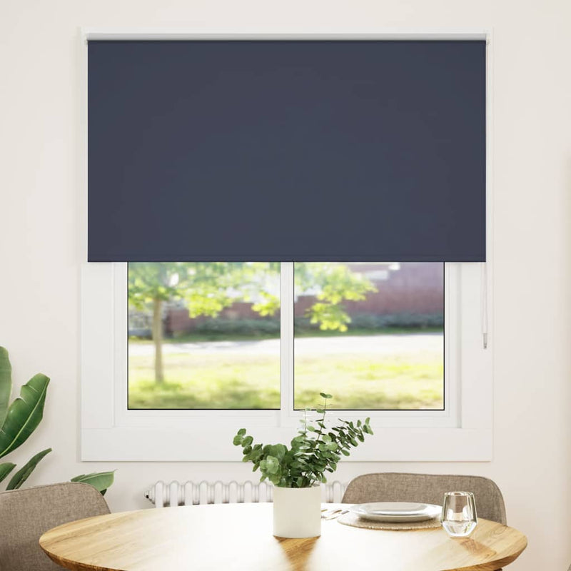 Afbeelding laden in galerijviewer, Vidaxl rolgordijn verduisterend 135x150 cm stofbreedte 131,6 cm blauw