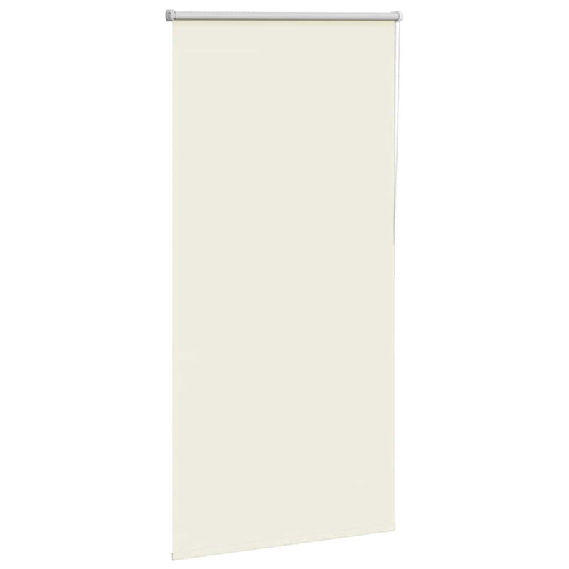 ギャラリービューアに画像をロードする, Vidaxl rolgordijn verduisterend gebroken wit 85x130 cm stofbreedte