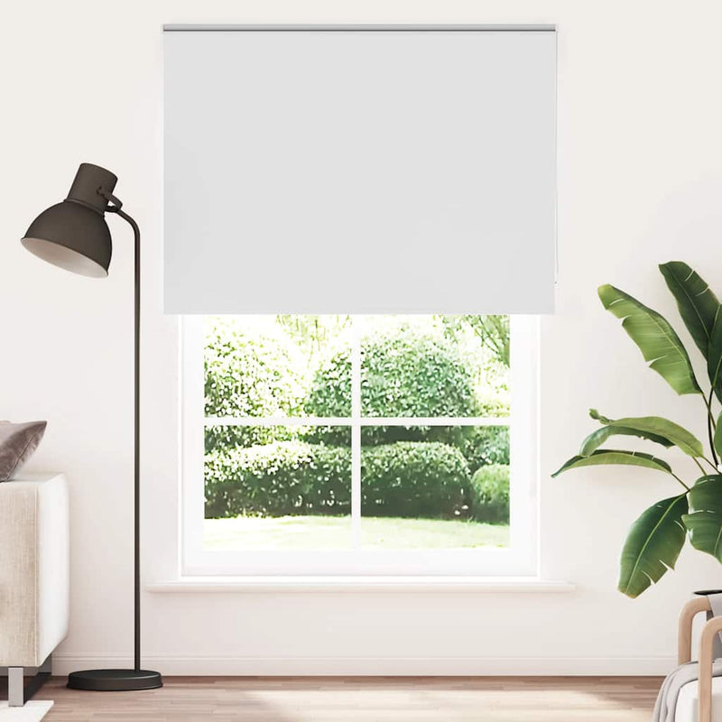 Afbeelding laden in galerijviewer, Vidaxl rolgordijn verduisterend 145x230 cm stofbreedte 141,6 cm wit