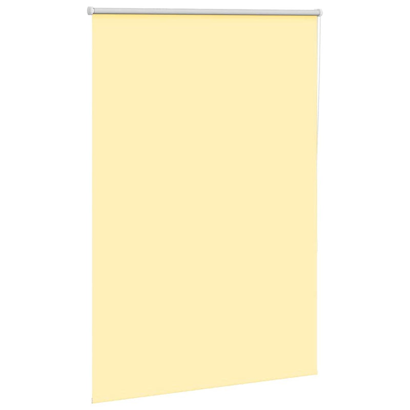 Afbeelding laden in galerijviewer, Vidaxl rolgordijn verduisterend 100x175 cm stofbreedte 95,7 cm geel