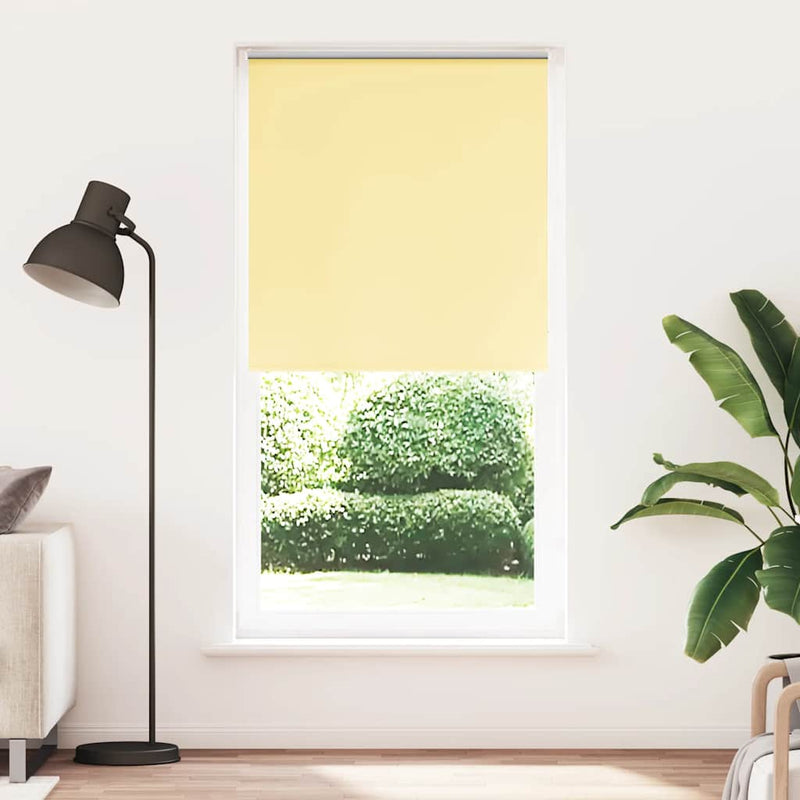 Afbeelding laden in galerijviewer, Vidaxl rolgordijn verduisterend 105x230 cm stofbreedte 100,7 cm geel