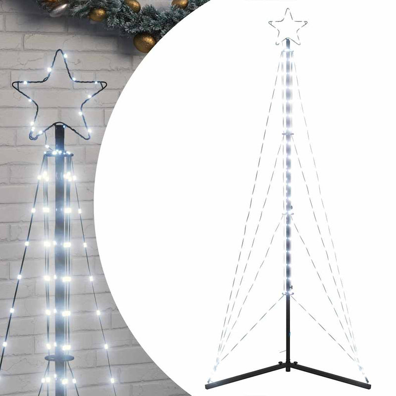 Laden Sie das Bild in Galerie -Viewer, Vidaxl led-kerstboom 363 leds koud wit 182 cm