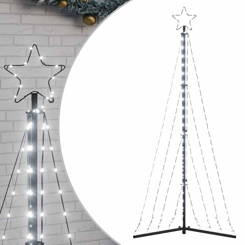 Laden Sie das Bild in Galerie -Viewer, Vidaxl led-kerstboom 339 leds koud wit 182 cm