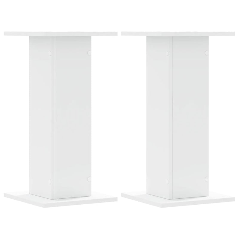 Load image into Gallery viewer, Vidaxl plantenstandaards 2 st 30x30x60 cm bewerkt hout wit