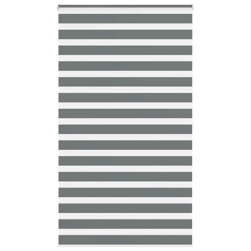 Load image into Gallery viewer, Vidaxl zebra rolgordijn 135x200 cm stofbreedte 130,9 cm donkergrijs