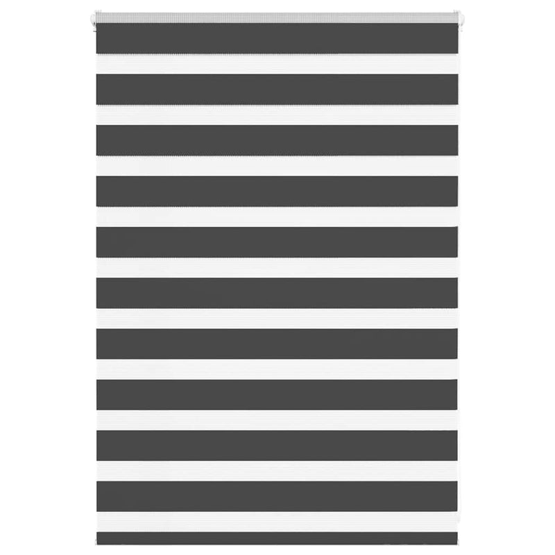Load image into Gallery viewer, Vidaxl zebra rolgordijn 105x100 cm stofbreedte 100,9 cm zwart