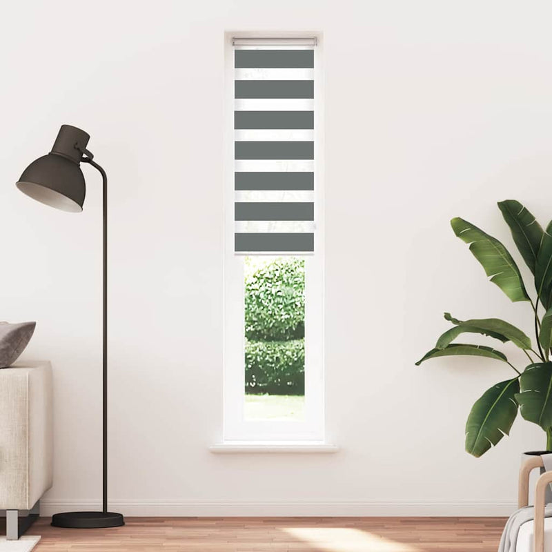Load image into Gallery viewer, Vidaxl zebra rolgordijn 120x100 cm stofbreedte 115,9 cm zwart
